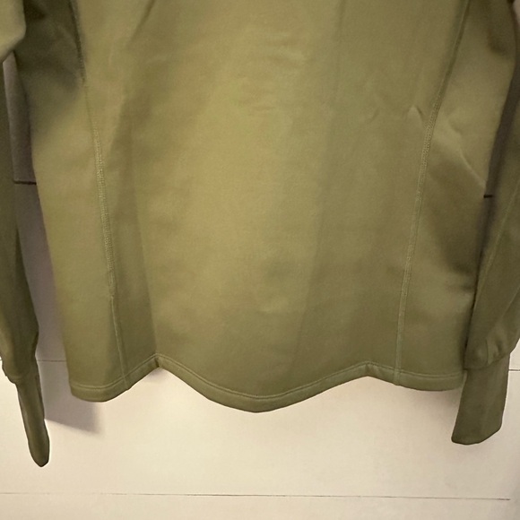 STOIC Woman tech fleece green zippered gorpcore activewear running jacket S - Picture 14 of 16